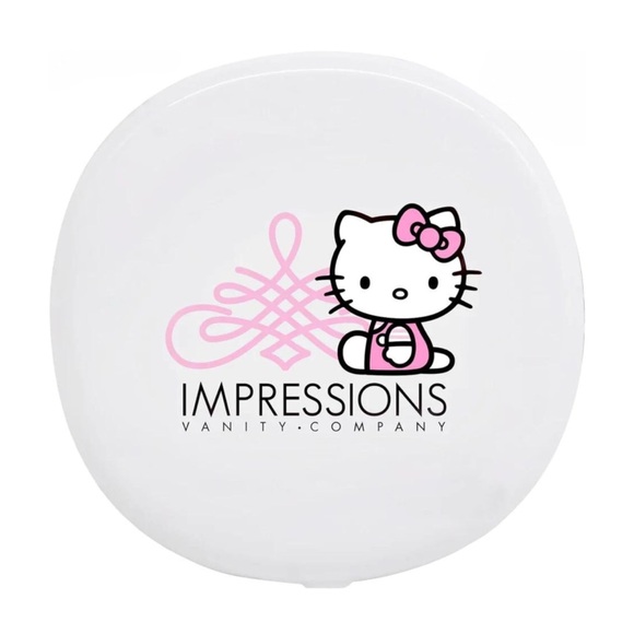 Impressions Vanity x Hello Kitty Swirl Compact Mirror with LED Light - Picture 4 of 8